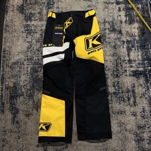 Klim Race Spec Snowmobile Pants Black Yellow Size Small Brand New With Tags NWT